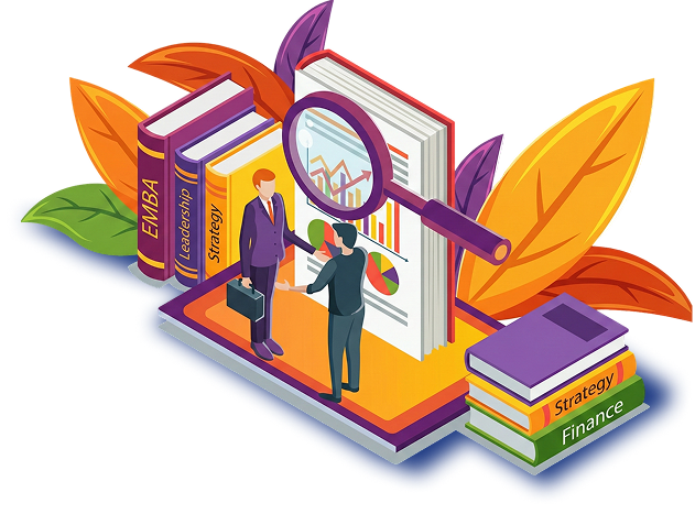 站在書上的學者